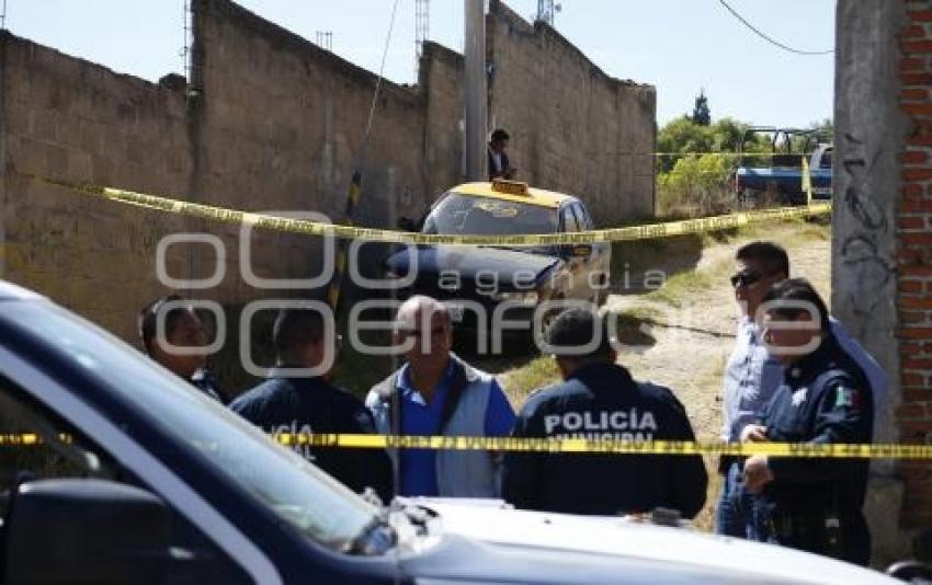 NOTA ROJA . TAXISTA MUERTO