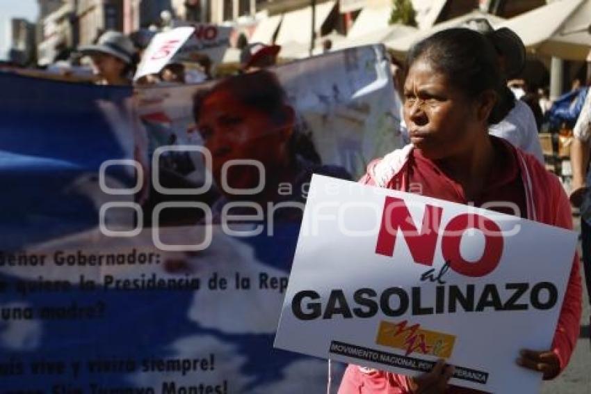 MEGA MARCHA CONTRA EL GASOLINAZO