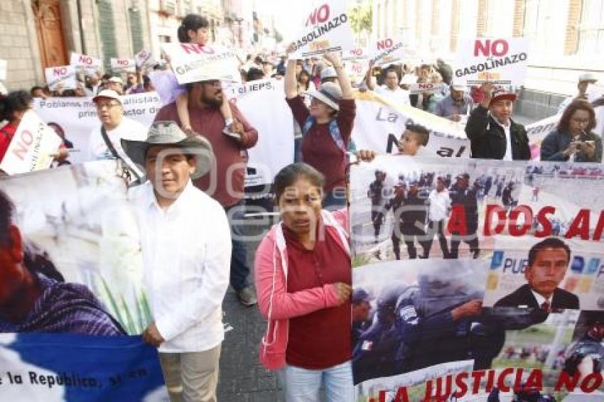 MEGA MARCHA CONTRA EL GASOLINAZO