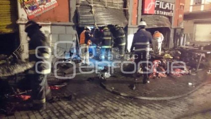 INCENDIO TIENDA DISFRACES LA OVEJA