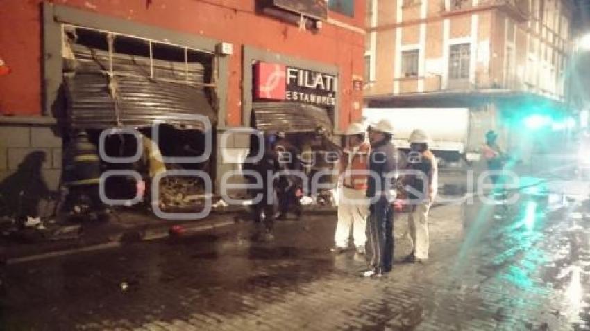 INCENDIO TIENDA DISFRACES LA OVEJA