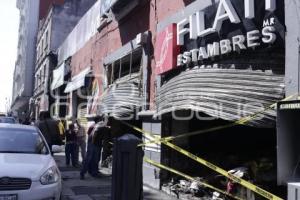 INCENDIO TIENDA DISFRACES LA OVEJA