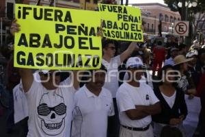 MARCHA CONTRA EL GASOLINAZO