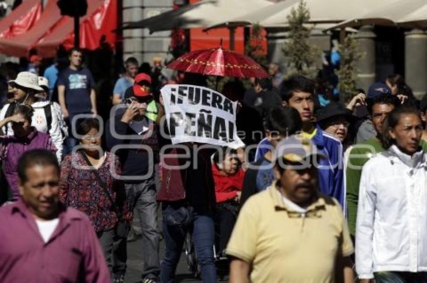 MARCHA CONTRA EL GASOLINAZO