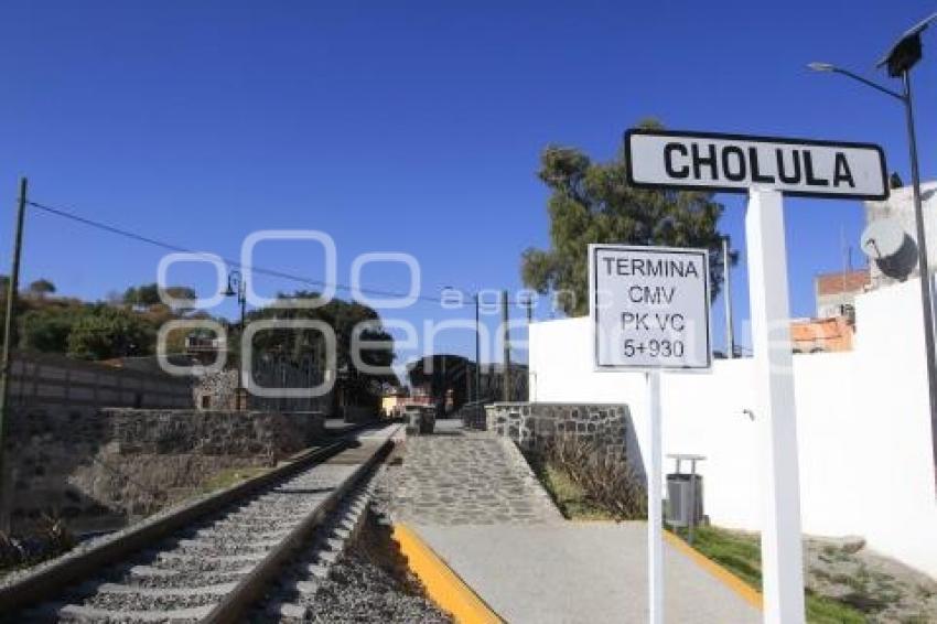 TREN TURÍSTICO PUEBLA-CHOLULA