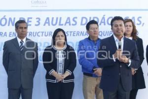 INAUGURACIÓN AULAS DIDÁCTICAS . CHOLULA