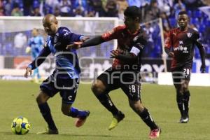 FÚTBOL . CLUB PUEBLA VS ATLAS