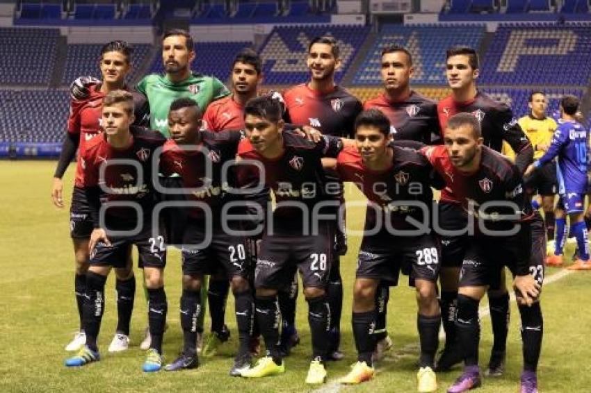 FÚTBOL . CLUB PUEBLA VS ATLAS