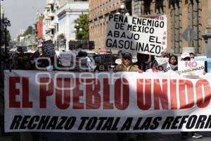 MARCHA CONTRA EL GASOLINAZO