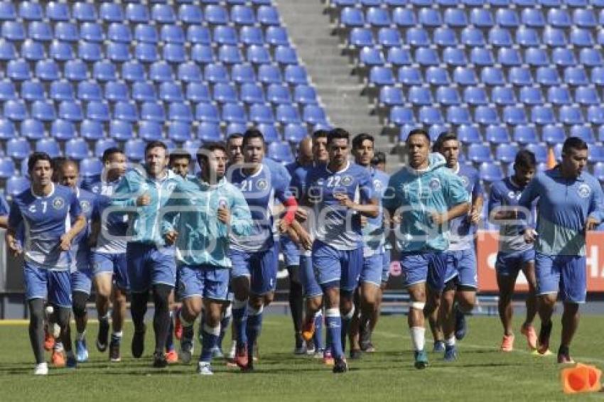 CLUB PUEBLA . ENTRENAMIENTO