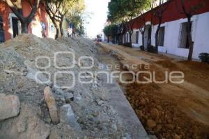 OBRAS EN PALAFOX Y MENDOZA