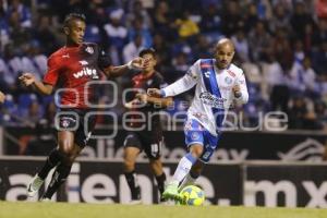 FÚTBOL . CLUB PUEBLA VS ATLAS