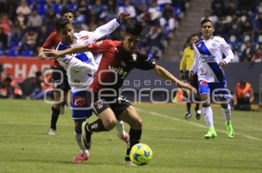 FÚTBOL . CLUB PUEBLA VS ATLAS