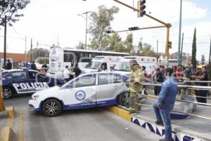 CHOQUE POLICÍAS MINISTERIALES