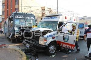 CHOQUE AMBULANCIA SUMA VS RUTA 14-A