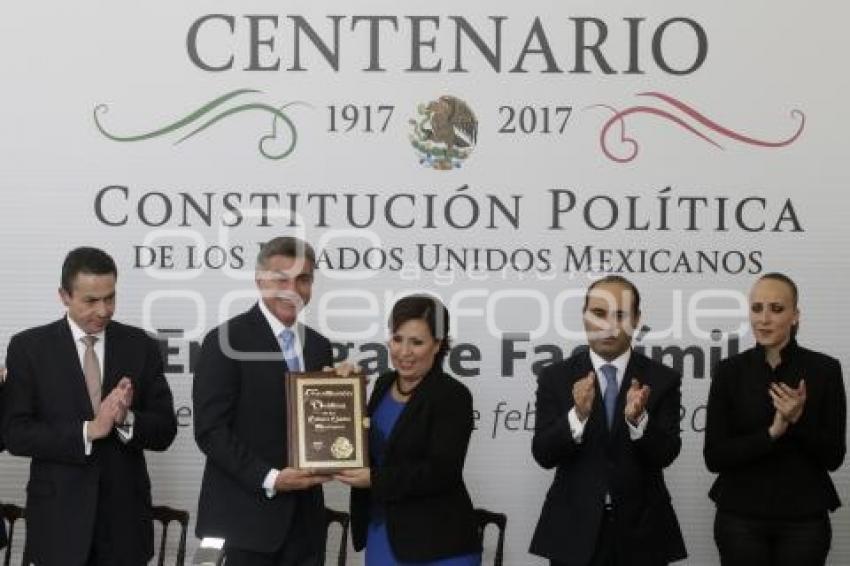 ENTREGA FACSÍMIL CONSTITUCIÓN MEXICANA