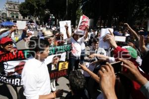 CONFRONTACIÓN EN EL ZÓCALO