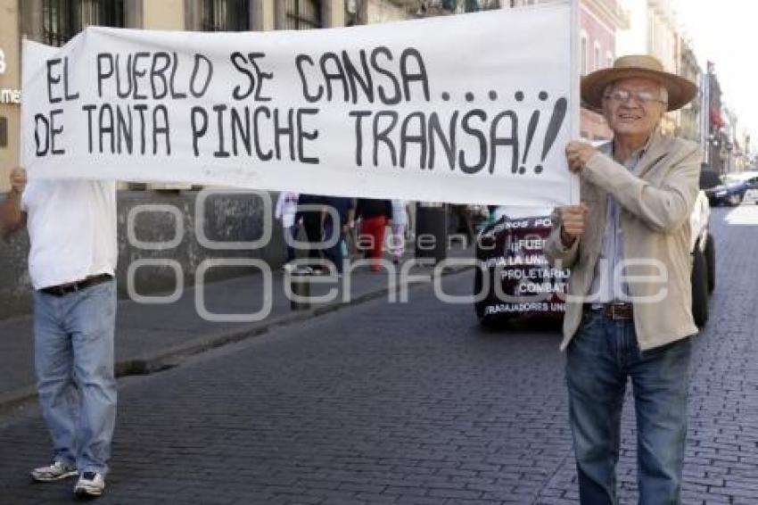 MARCHA CONTRA EL GASOLINAZO