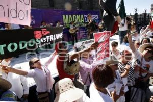 CONFRONTACIÓN EN EL ZÓCALO