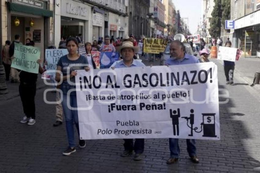 MARCHA CONTRA EL GASOLINAZO