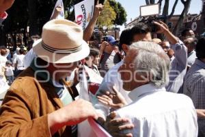 CONFRONTACIÓN EN EL ZÓCALO