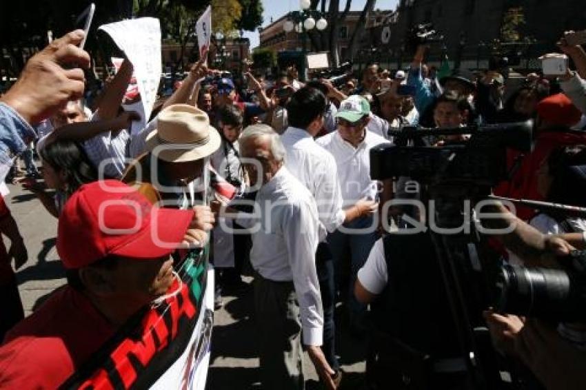 CONFRONTACIÓN EN EL ZÓCALO