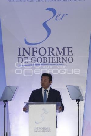 TERCER INFORME LEONCIO PAISANO