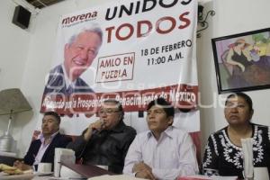 MORENA . VISITA AMLO