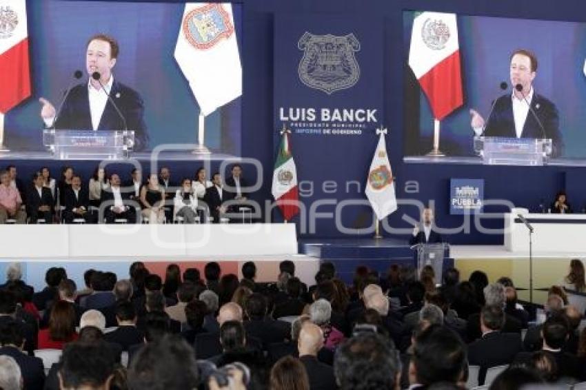 INFORME DE GOBIERNO . LUIS BANCK