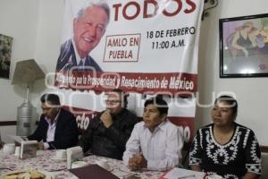 MORENA . VISITA AMLO