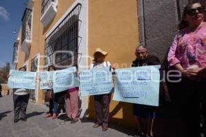 MANIFESTACIÓN . CHOLULA VIVA Y DIGNA