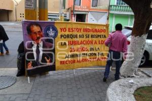 PROTESTA JUBILADOS BUAP