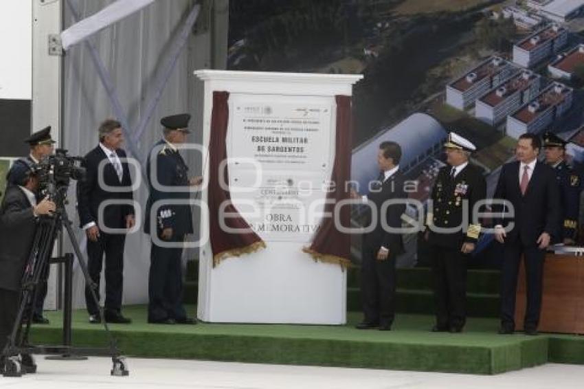 ENRIQUE PEÑA NIETO . ESCUELA MILITAR DE SARGENTOS