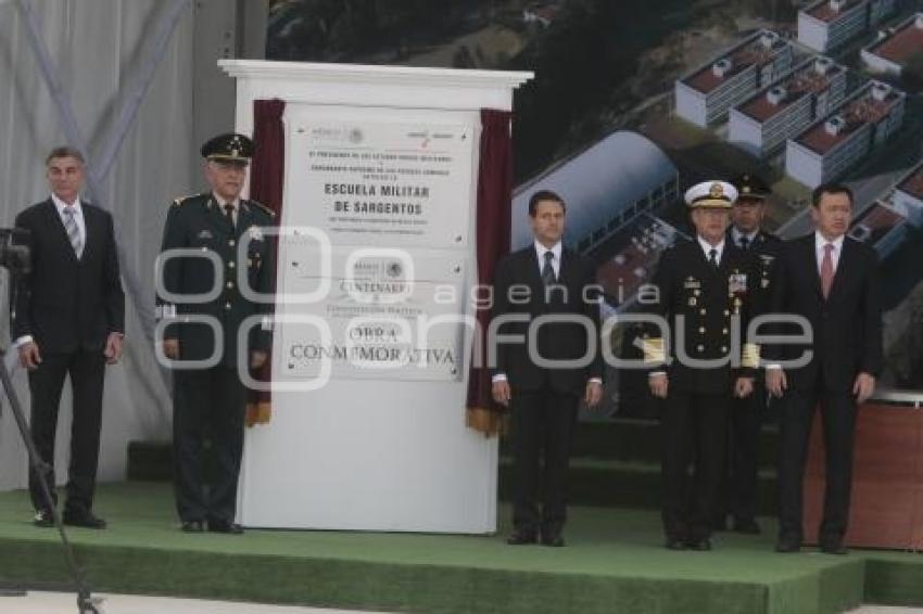 ENRIQUE PEÑA NIETO . ESCUELA MILITAR DE SARGENTOS