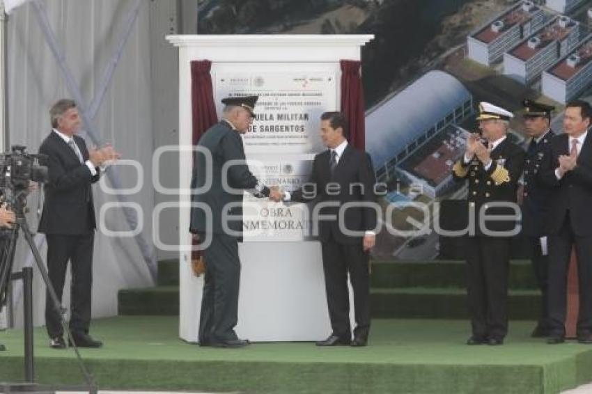 ENRIQUE PEÑA NIETO . ESCUELA MILITAR DE SARGENTOS