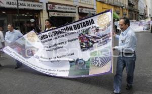 MARCHA . CLUB ROTARIO