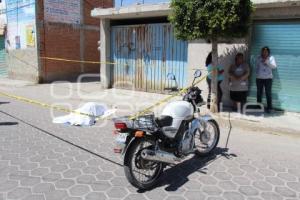 MOTOCICLISTA . MUERTA . TLAXCALANCINGO