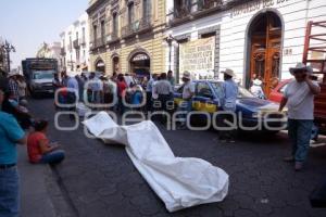 MANIFESTACIÓN POBLADORES JOLALPAN