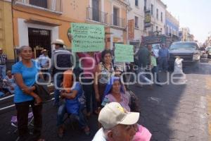 MANIFESTACIÓN POBLADORES JOLALPAN