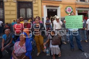 MANIFESTACIÓN POBLADORES JOLALPAN