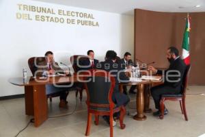 SESIÓN . TRIBUNAL ELECTORAL