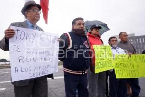 MANIFESTACIÓN EX TRABAJADORES GOBIERNO