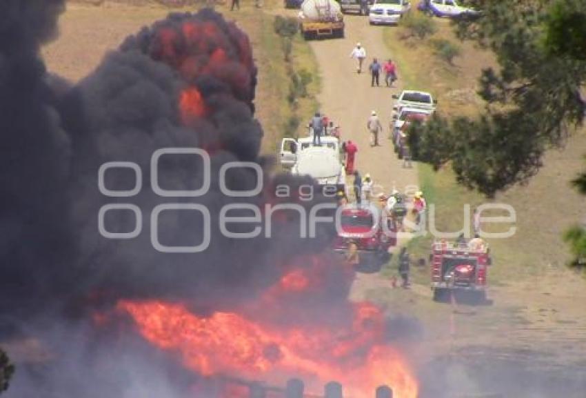 INCENDIO DUCTOS . NANACAMILPA