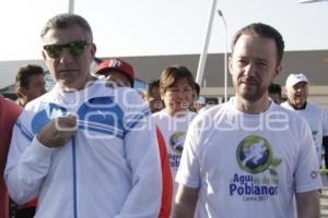 CARRERA . EL AGUA ES DE LOS POBLANOS