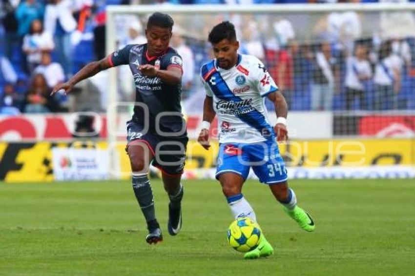 FÚTBOL . CLUB PUEBLA VS MORELIA
