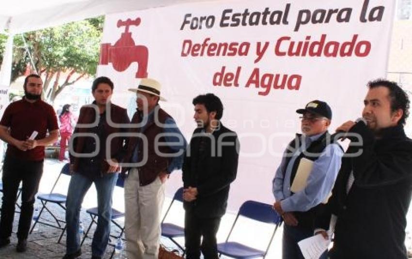 FORO ESTATAL EN DEFENSA DEL AGUA