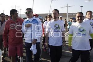 CARRERA . EL AGUA ES DE LOS POBLANOS