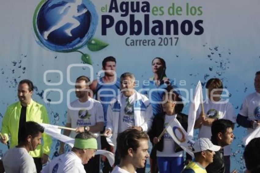 CARRERA . EL AGUA ES DE LOS POBLANOS