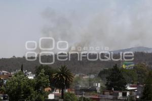 INCENDIO ZONA MILITAR