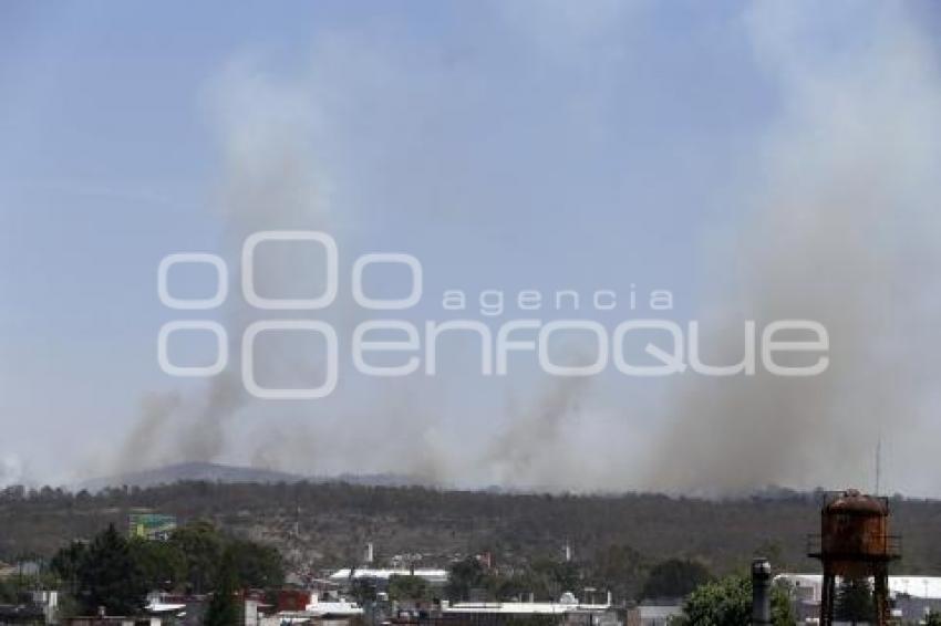 INCENDIO ZONA MILITAR